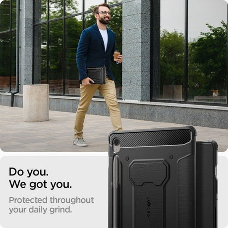 Spigen Samsung Galaxy Tab S10 FE Plus Etui Rugged Armor Pro Matte Black