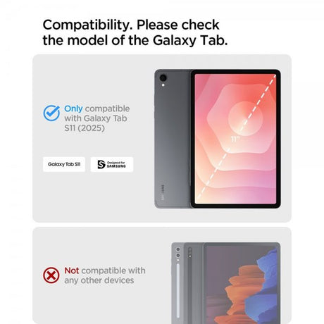 Spigen Samsung Galaxy Tab S11 Etui Ultra Hybrid Pro Svart