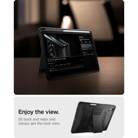 Spigen Samsung Galaxy Tab S11 Deksel Tough Armor Pro Svart