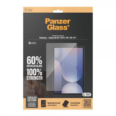 PanzerGlass Samsung Galaxy Tab S7 Plus/S8 Plus/S9 Plus/S9 FE Plus/S10 Plus Skjermbeskytter Ultra-Wide Fit
