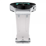 Samsung Galaxy Watch 20mm Armbånd Silikon Sølv Spenne Beige