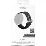 Puro Samsung Galaxy Watch 20mm Armbånd Icon Svart