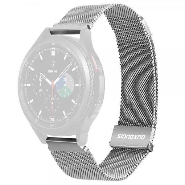 Dux Ducis Samsung Galaxy Watch 20mm Armbånd Milanese Sølv