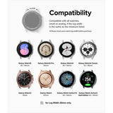Ringke Samsung Galaxy Watch 20mm Armbånd Rubber One Bold Band Svart