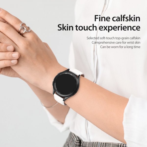 Dux Ducis Samsung Galaxy Watch 20mm Armbånd YA Series Hvit