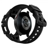 Spigen Samsung Galaxy Watch 4/5 40mm Deksel med Armbånd Rugged Armor Pro Charcoal Gray
