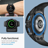 Spigen Samsung Galaxy Watch 6 44mm Deksel Armbånd Rugged Armor Pro Svart