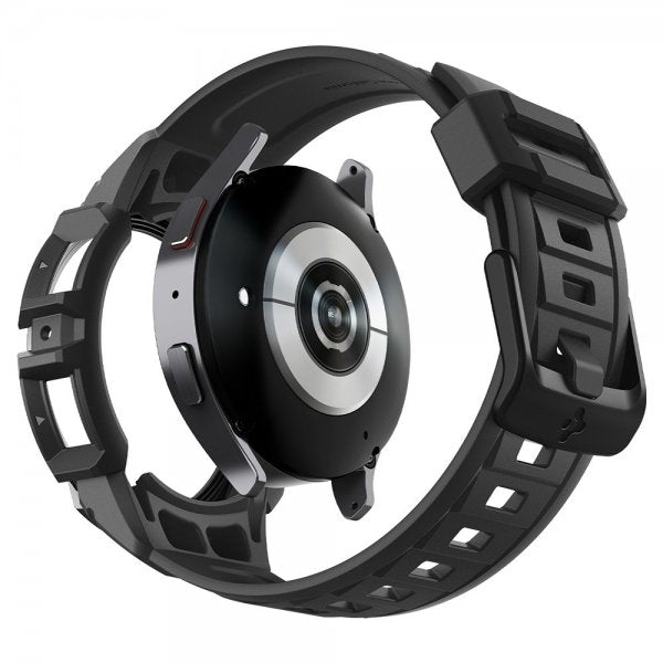 Spigen Samsung Galaxy Watch 6 44mm Deksel Armbånd Rugged Armor Pro Svart