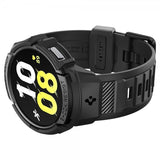 Spigen Samsung Galaxy Watch 6 44mm Deksel Armbånd Rugged Armor Pro Svart