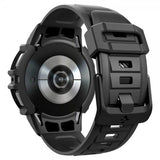 Spigen Samsung Galaxy Watch 6 44mm Deksel Armbånd Rugged Armor Pro Svart
