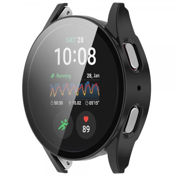Samsung Galaxy Watch 7 40mm Deksel Innebygd skjermbeskytter Svart