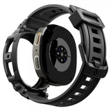 Spigen Samsung Galaxy Watch 8 40mm Armbånd og Deksel Rugged Armor Pro Matte Black