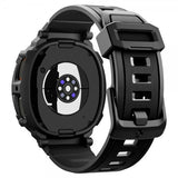 Spigen Samsung Galaxy Watch 8 40mm Armbånd og Deksel Rugged Armor Pro Matte Black
