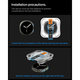 Spigen Samsung Galaxy Watch 8 40mm Skjermbeskytter GLAS.tR EZ Fit 2-pakning