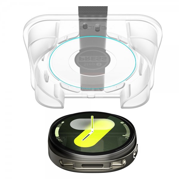 Spigen Samsung Galaxy Watch 8 40mm Skjermbeskytter GLAS.tR EZ Fit 2-pakning