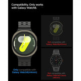 Spigen Samsung Galaxy Watch 8 40mm Skjermbeskytter GLAS.tR EZ Fit 2-pakning