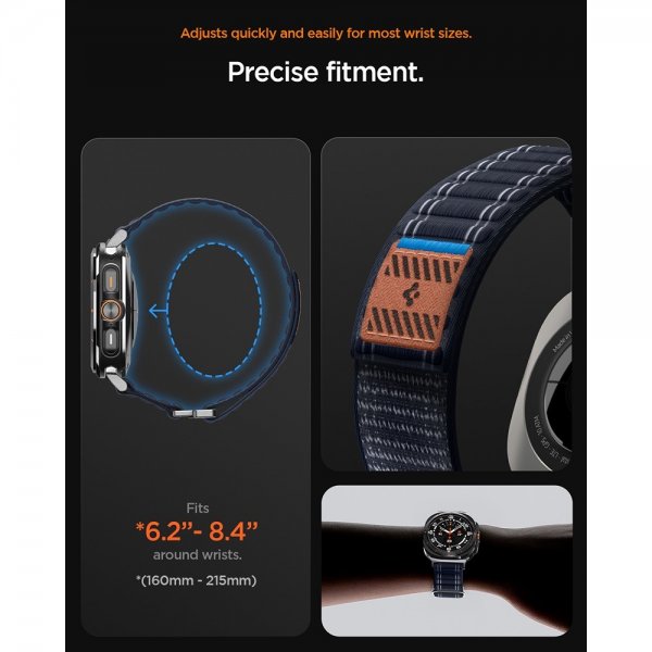 Spigen Samsung Galaxy Watch Ultra 47mm Armbånd WBF0 Svart