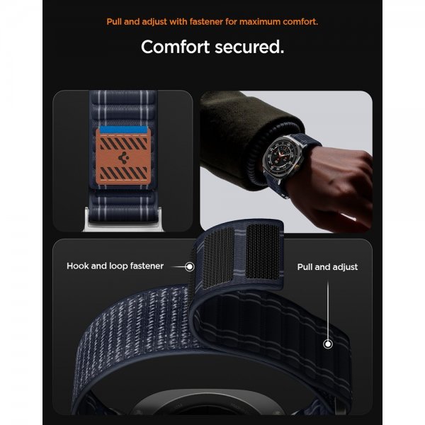 Spigen Samsung Galaxy Watch Ultra 47mm Armbånd WBF0 Svart