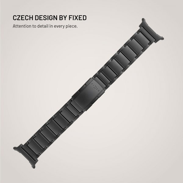 Fixed Samsung Galaxy Watch Ultra Armbånd Titanium Strap Svart