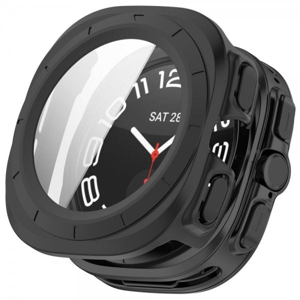 Samsung Galaxy Watch Ultra Deksel Innebygd skjermbeskytter Svart