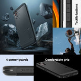 Spigen Samsung Galaxy XCover 7 Deksel Tough Armor Svart