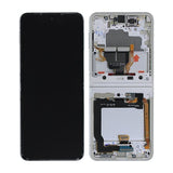 Samsung Samsung Galaxy Z Flip 3 5G 2021 (F711) Skjerm med LCD Display Original - Krem