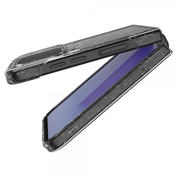 Spigen Samsung Galaxy Z Flip 4 Deksel Air Skin Glitter Crystal Quartz