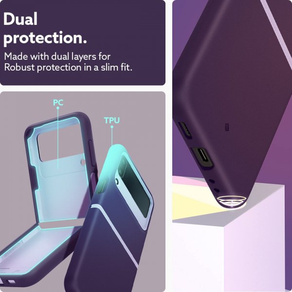 Caseology Samsung Galaxy Z Flip 4 Deksel Nano Pop Light Violet