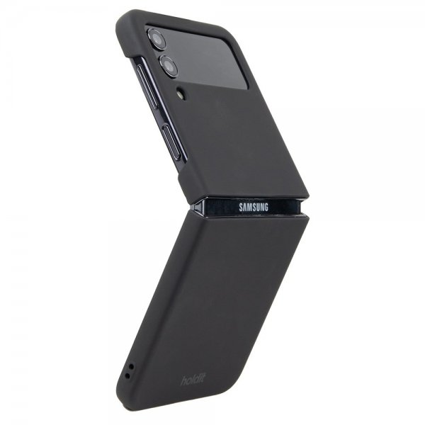 holdit Samsung Galaxy Z Flip 4 Deksel Slim Case Svart