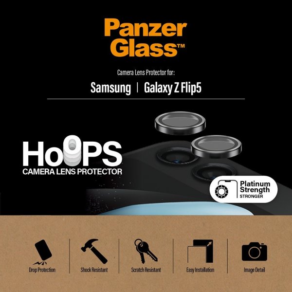 PanzerGlass Samsung Galaxy Z Flip 5 Kamerabeskytter Hoops