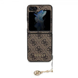Guess Samsung Galaxy Z Flip 5 Deksel 4G Charm Brun