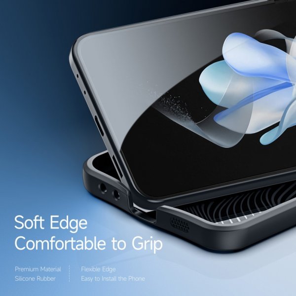 Dux Ducis Samsung Galaxy Z Flip 5 Deksel Aimo Series MagSafe Svart