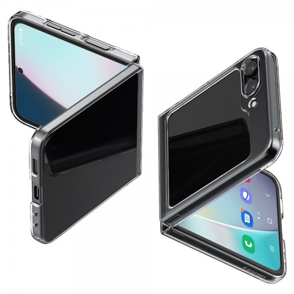Spigen Samsung Galaxy Z Flip 5 Deksel AirSkin Crystal Clear