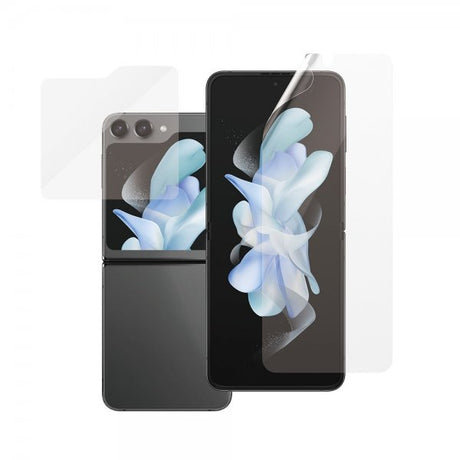 PanzerGlass Samsung Galaxy Z Flip 5 Skjermbeskytter FlipFoldFlex Ultra-Wide Fit TPU + Classic Fit Glass