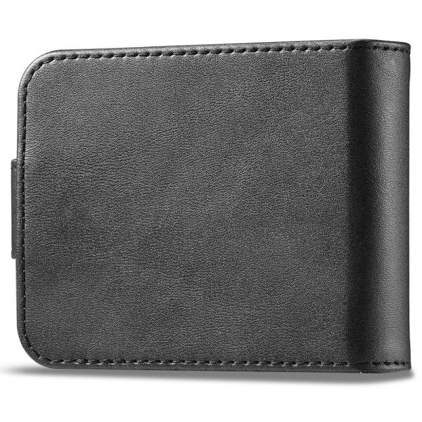 Lc.Imeeke Samsung Galaxy Z Flip 6/Flip 7 FE Etui med Kortlomme stativfunksjon Svart