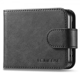 Lc.Imeeke Samsung Galaxy Z Flip 6/Flip 7 FE Etui med Kortlomme stativfunksjon Svart