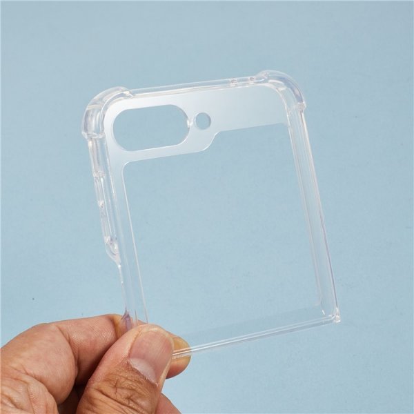 Nordic Covers Samsung Galaxy Z Flip 6/Galaxy Z Flip 7 FE Deksel Feather Series MagSafe Transparent