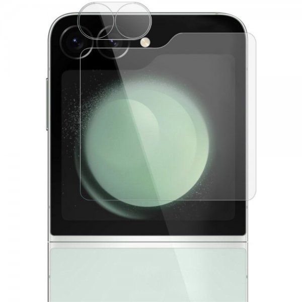 Imak Samsung Galaxy Z Flip 6/Flip 7 FE Kamerabeskytter og Skjermbeskytter for frontskjermen