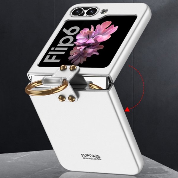 GKK Samsung Galaxy Z Flip 6/Flip 7 FE Deksel Finger Ring Rosa