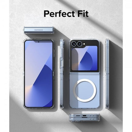Ringke Samsung Galaxy Z Flip 6/Flip 7 FE Deksel Fusion Magnetic Transparent