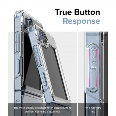 Ringke Samsung Galaxy Z Flip 6/Flip 7 FE Deksel Fusion Magnetic Transparent