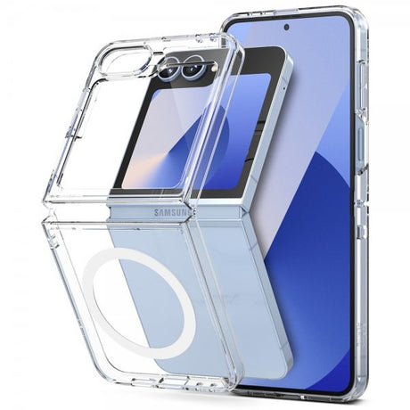 Ringke Samsung Galaxy Z Flip 6/Flip 7 FE Deksel Fusion Magnetic Transparent