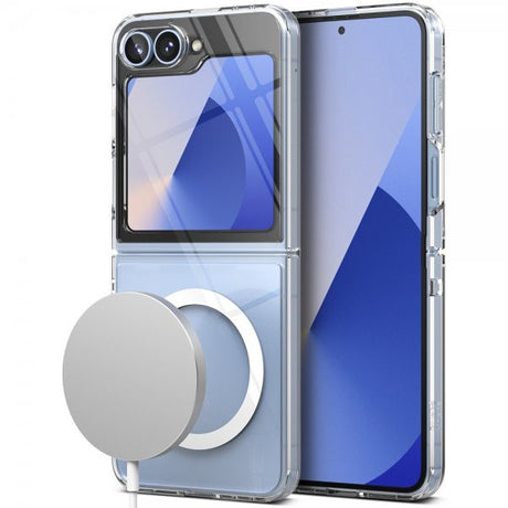 Ringke Samsung Galaxy Z Flip 6/Flip 7 FE Deksel Fusion Magnetic Transparent