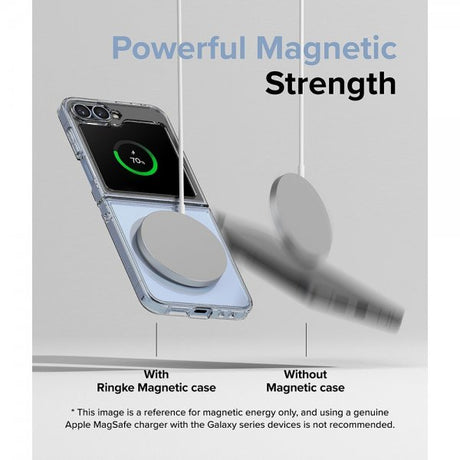 Ringke Samsung Galaxy Z Flip 6/Flip 7 FE Deksel Fusion Magnetic Transparent