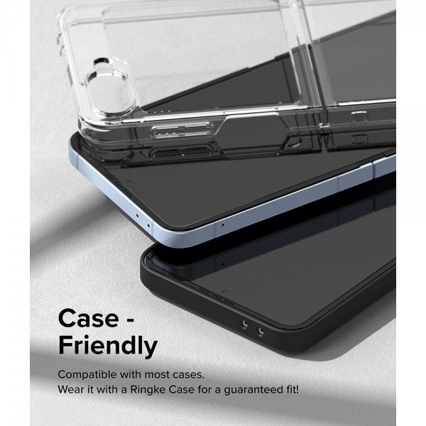 Ringke Samsung Galaxy Z Flip 6/Flip 7 FE Skjermbeskytter Dual Easy Film 2-pakning