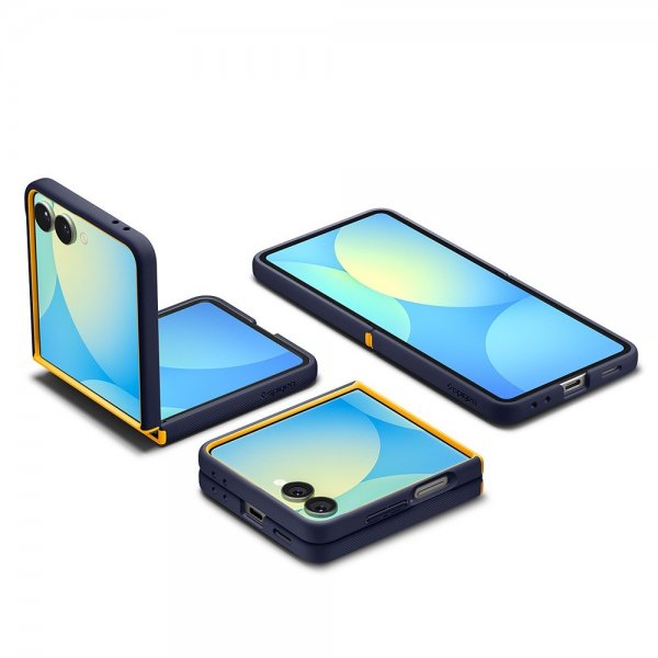Spigen Samsung Galaxy Z Flip 7 Deksel Nano Pop MagFit Blueberry Navy