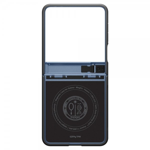 Spigen Samsung Galaxy Z Flip 7 Deksel Tough Armor Pro MagFit Sierra Blue