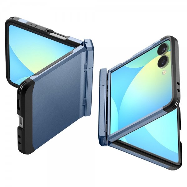 Spigen Samsung Galaxy Z Flip 7 Deksel Tough Armor Pro MagFit Sierra Blue