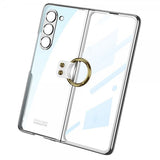 GKK Samsung Galaxy Z Fold 5 Deksel Finger Ring Sølv
