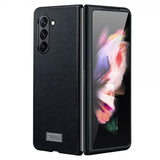 Sulada Samsung Galaxy Z Fold 5 Deksel Litchi Svart